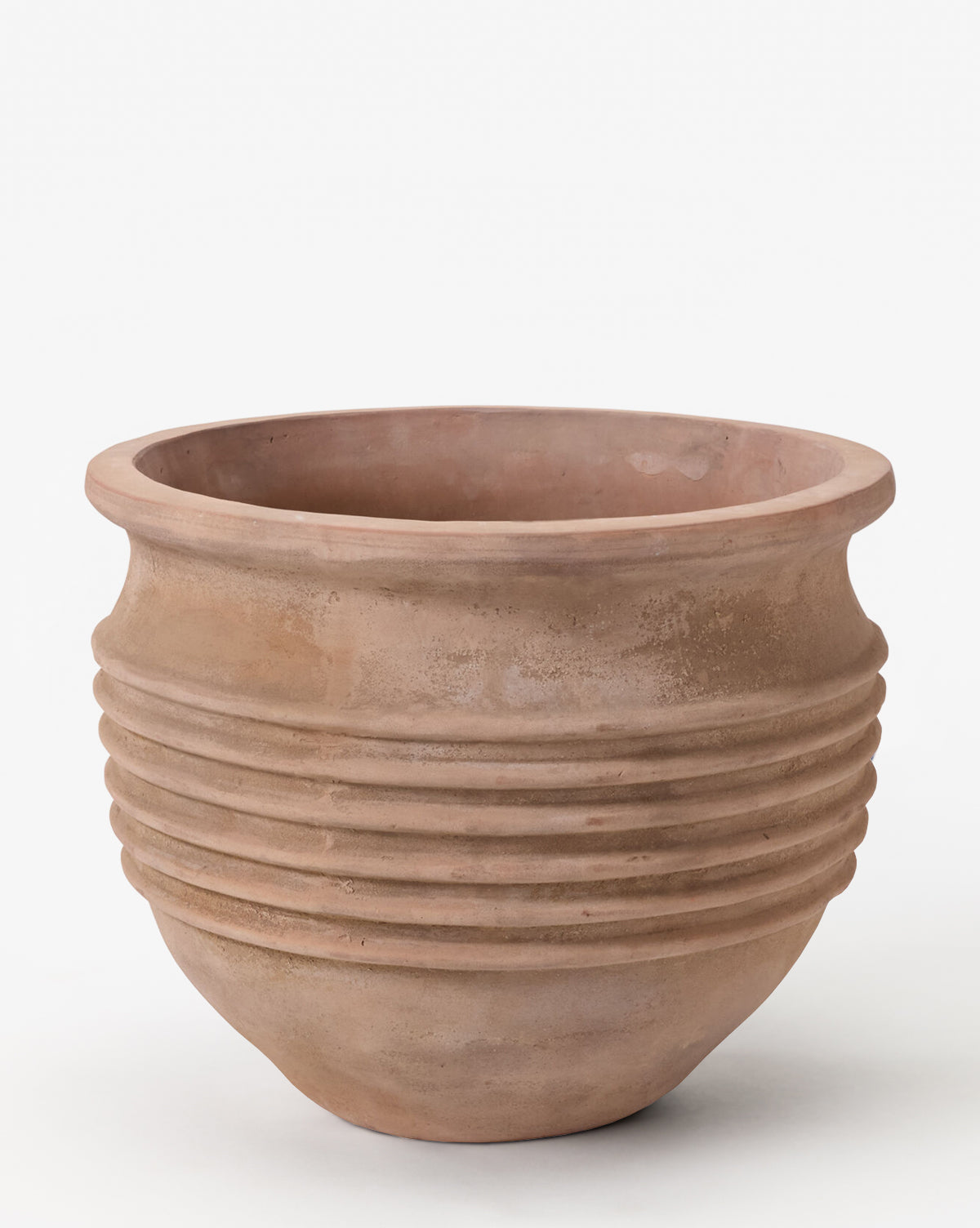 McGee & Co. terracotta planter for a patio or garden. 