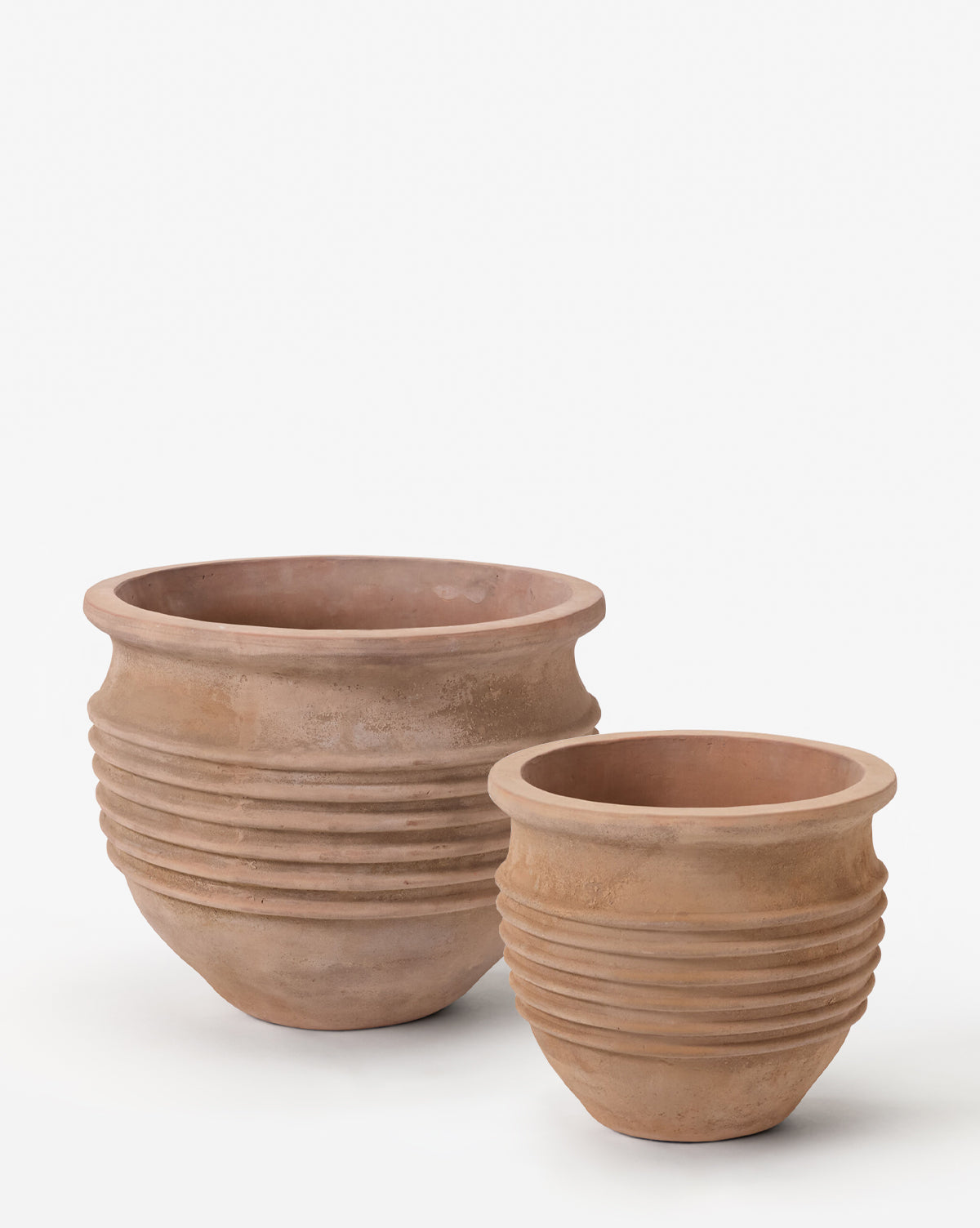 McGee & Co. terracotta planter for a patio or garden. 