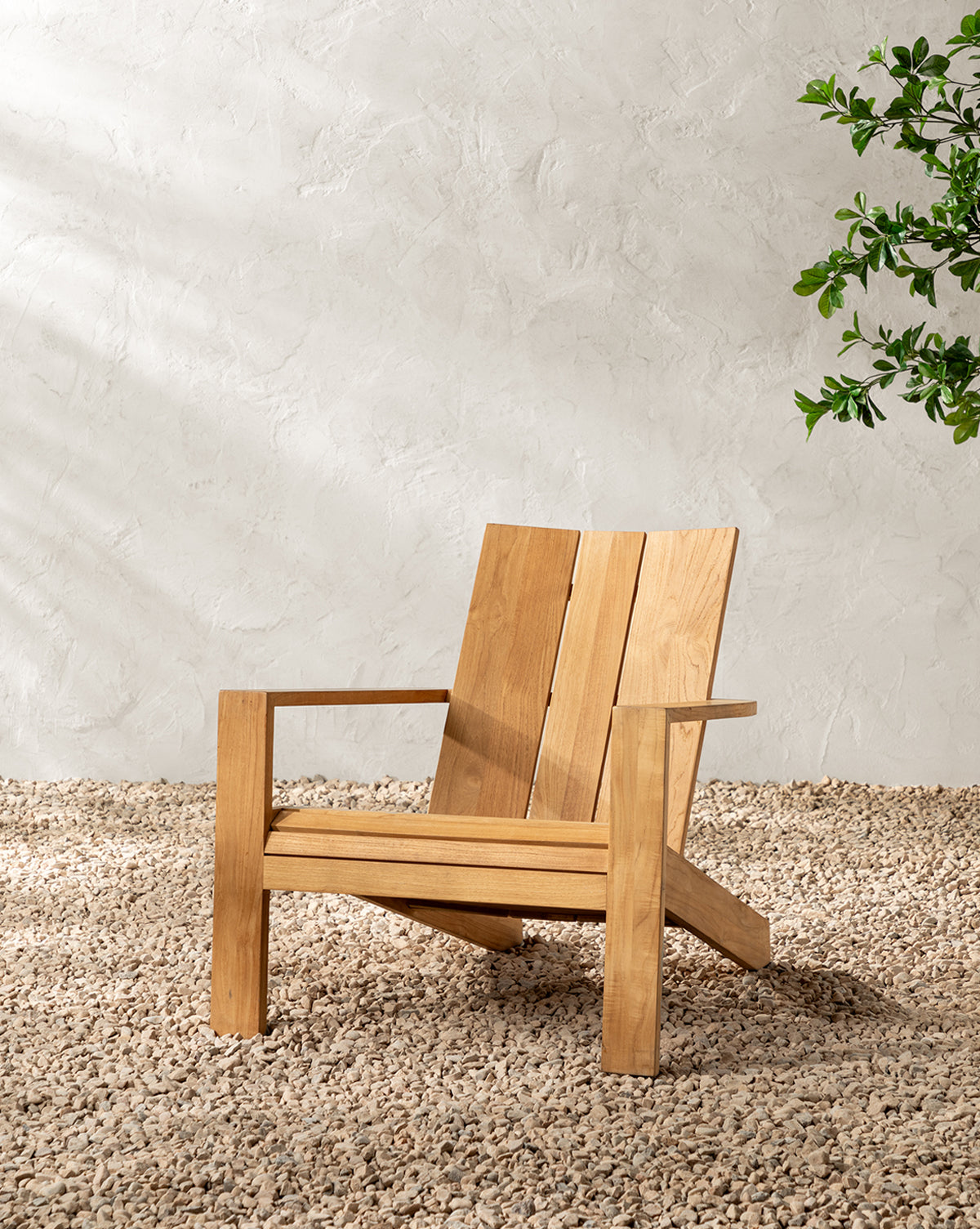 Triby Teak Outdoor Lounge Chair