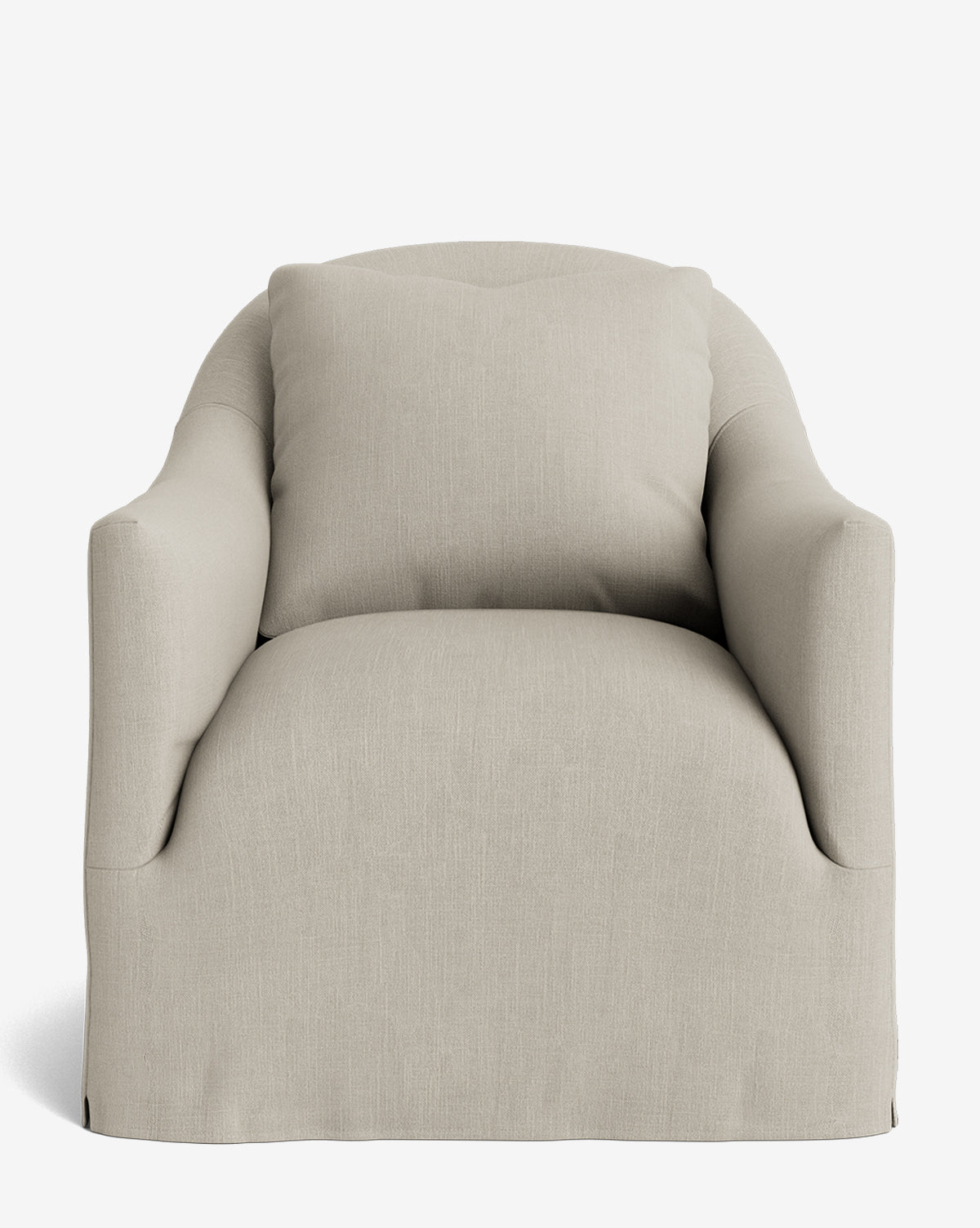 Trudeaux Slipcover Swivel Chair