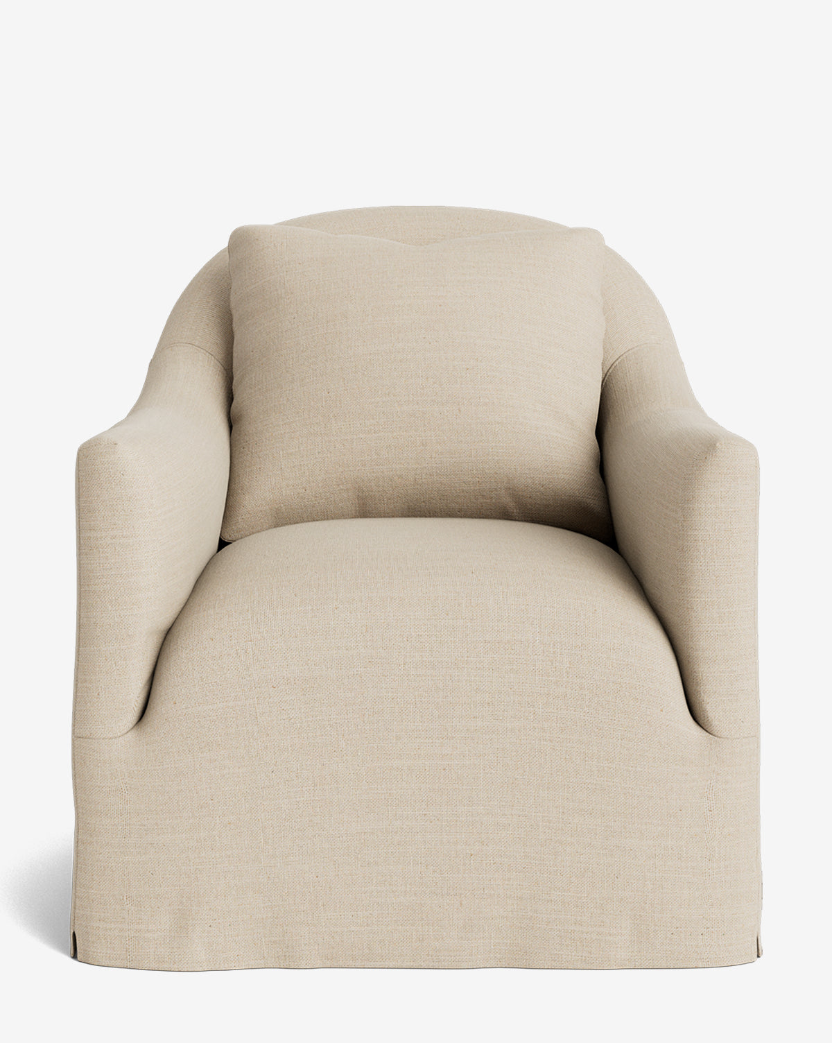 Trudeaux Slipcover Swivel Chair