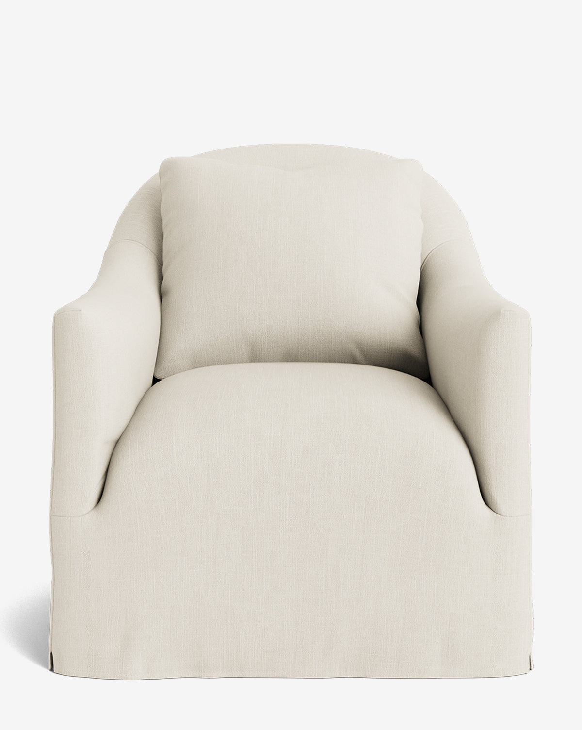 Trudeaux Slipcover Swivel Chair