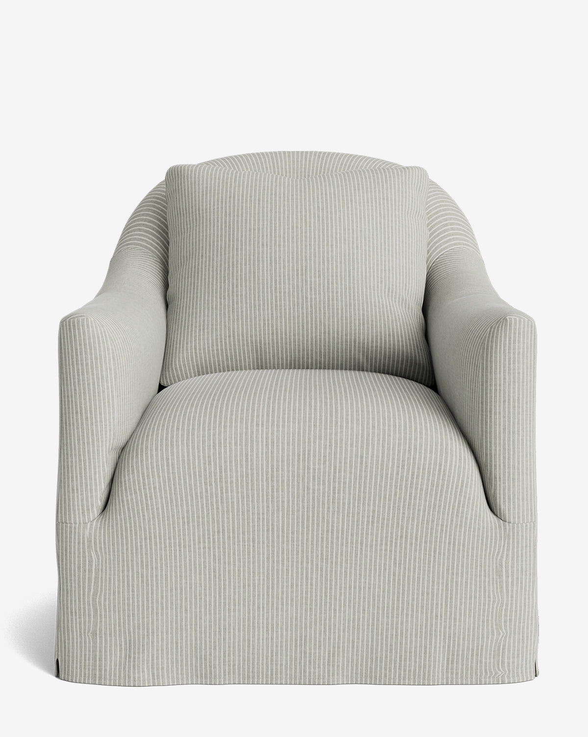 Trudeaux Slipcover Swivel Chair