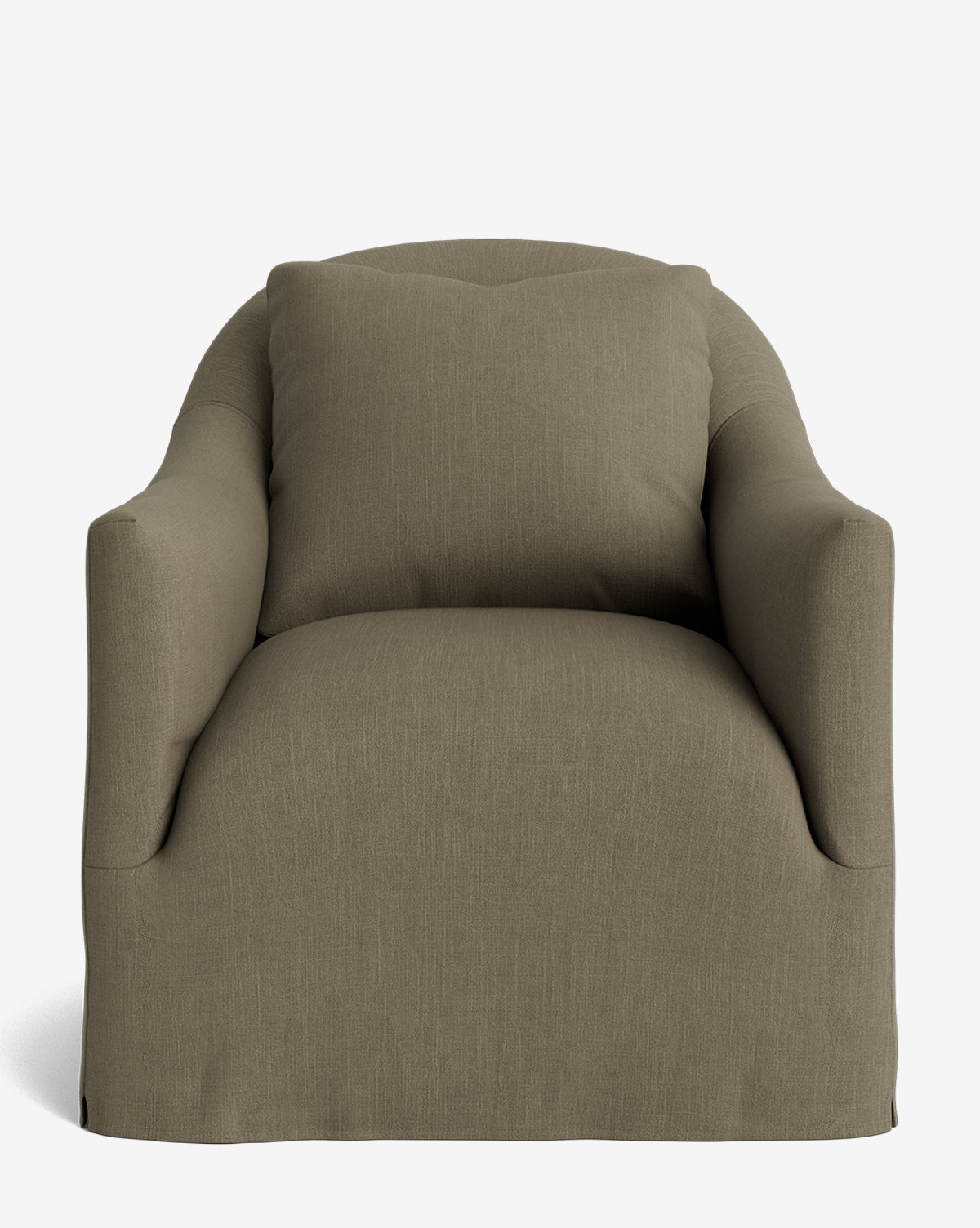 Trudeaux Slipcover Swivel Chair