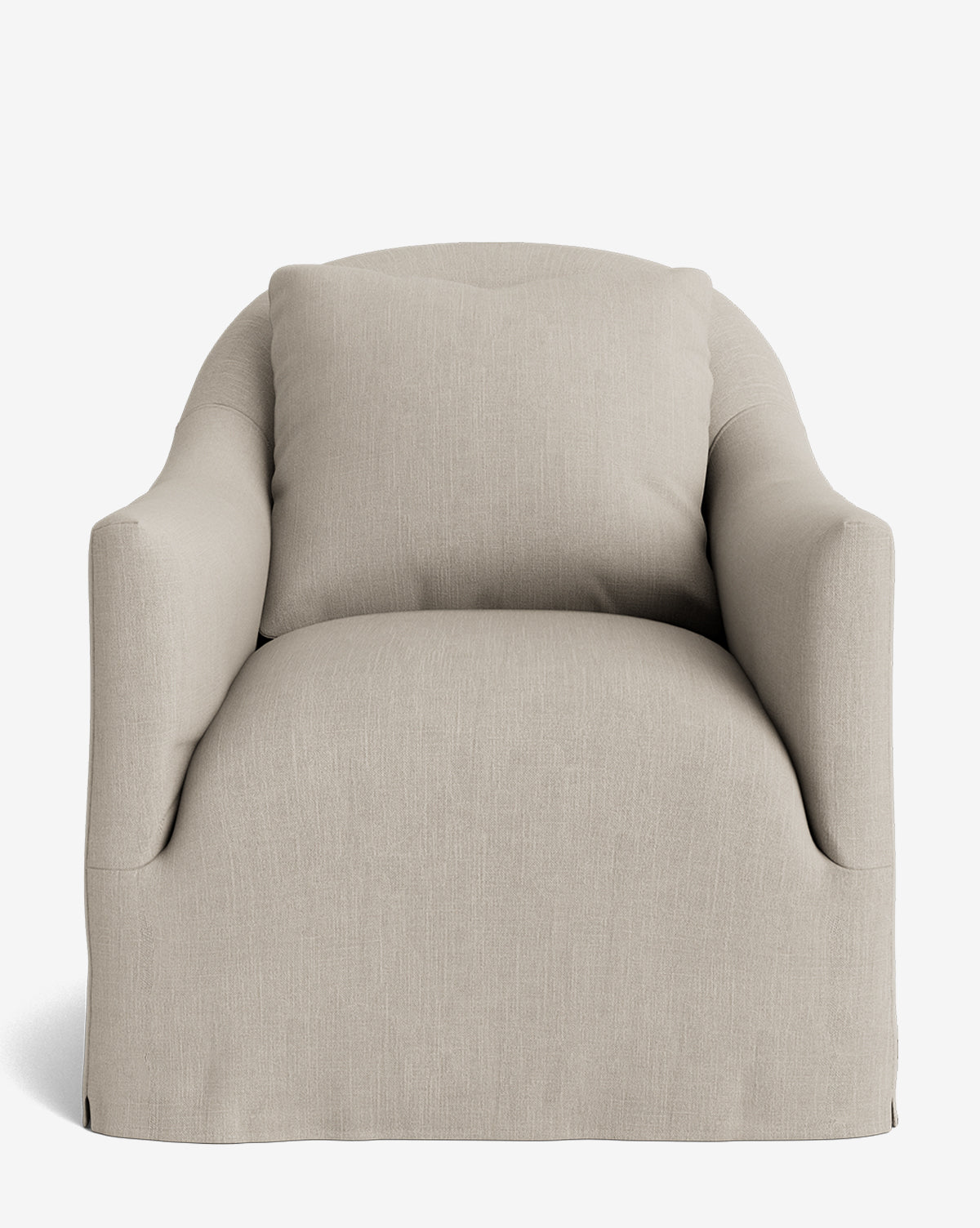 Trudeaux Slipcover Swivel Chair