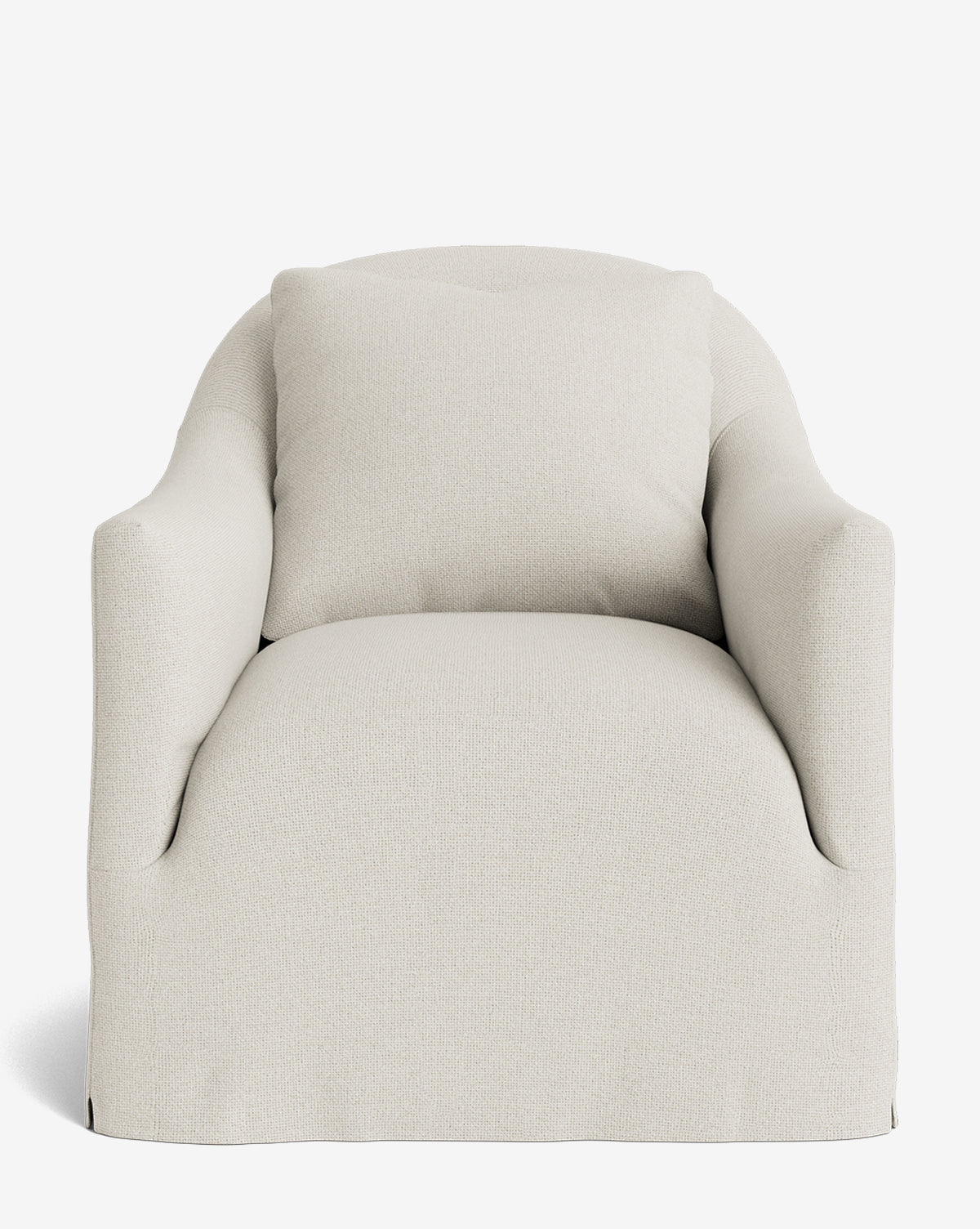 Trudeaux Slipcover Swivel Chair