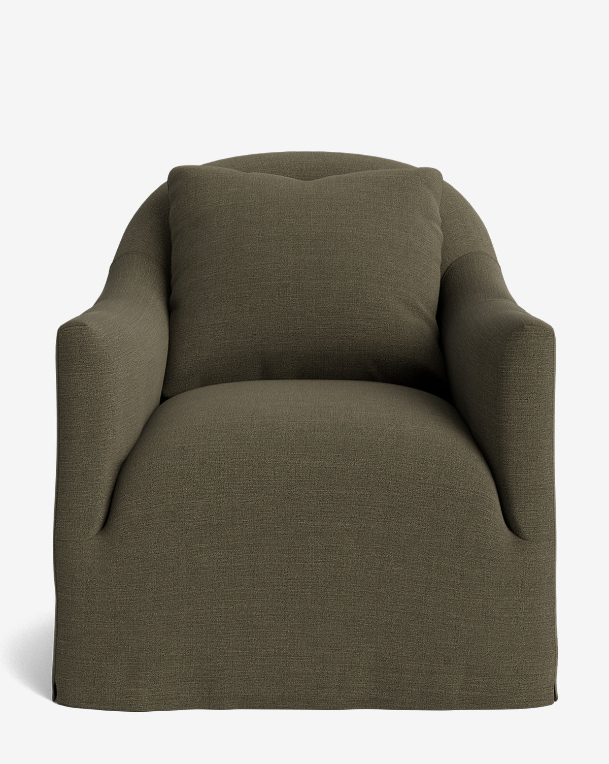 Trudeaux Slipcover Swivel Chair