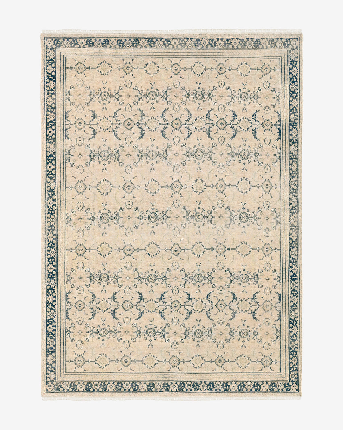 hand knotted rugs, hand knotted wool rugs, wool rugs, wool modern rugs, blue vintage rug