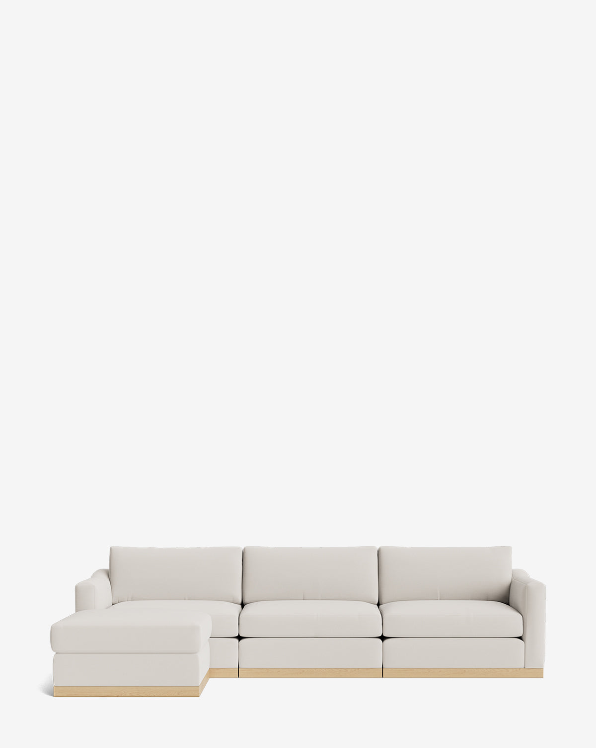 Vernon Modular Sofa with Ottoman 121"