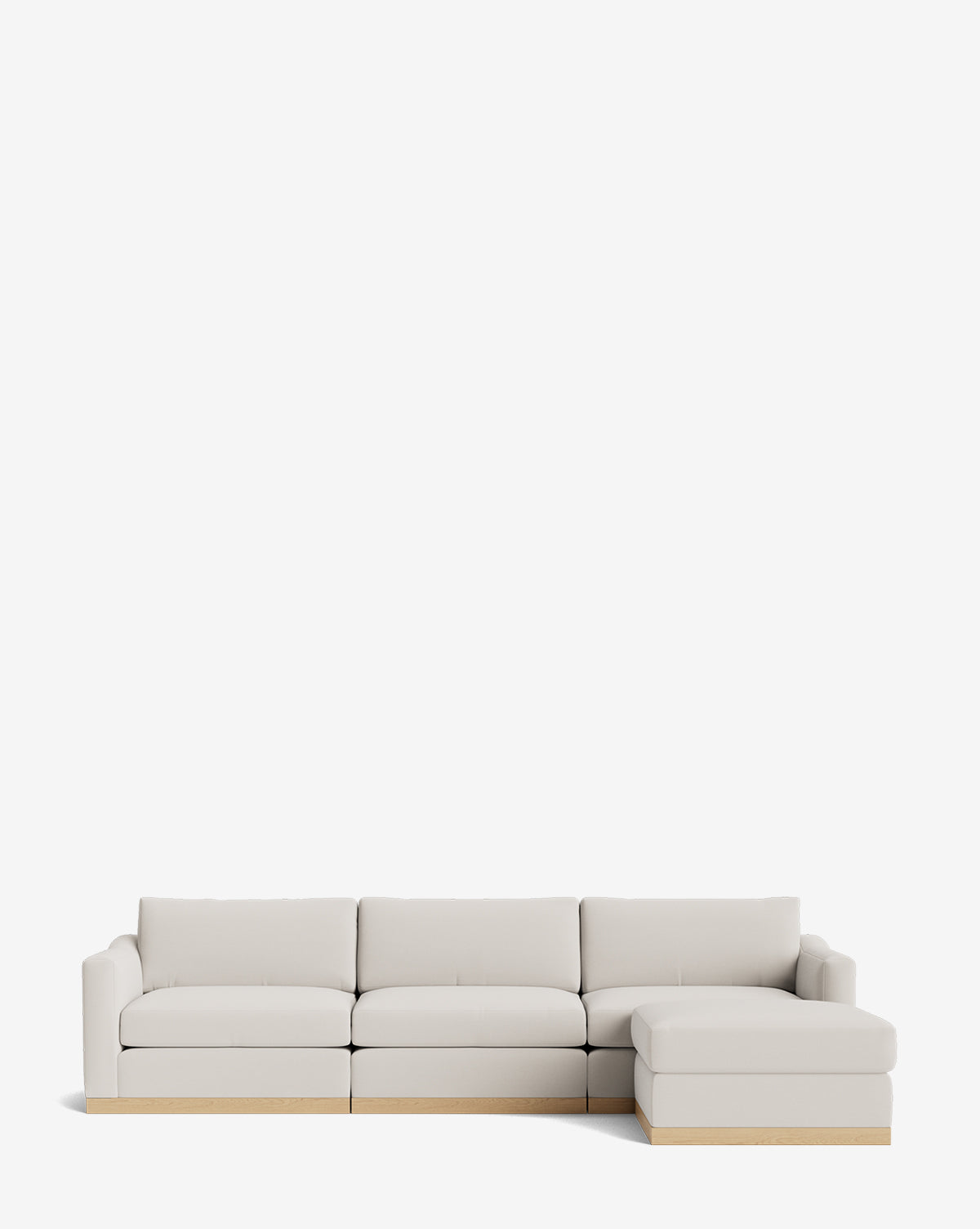 Vernon Modular Sofa with Ottoman 121"