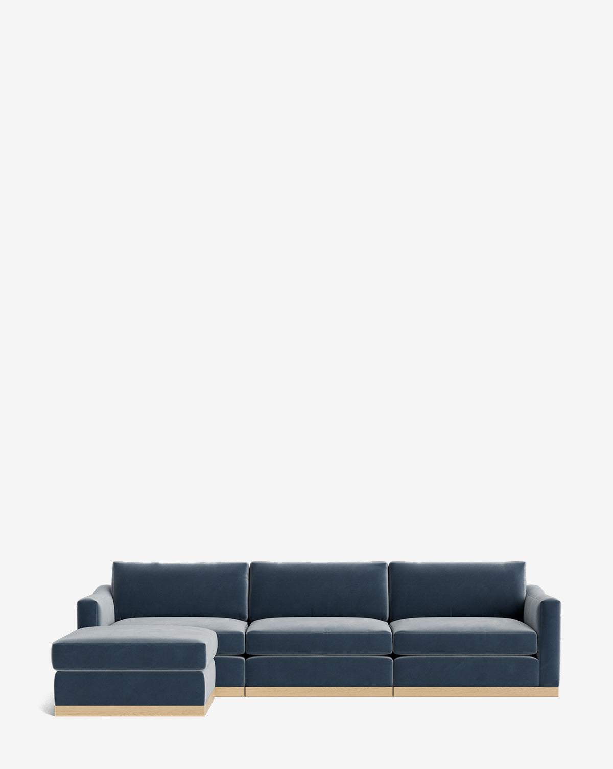 Vernon Modular Sofa with Ottoman 121"