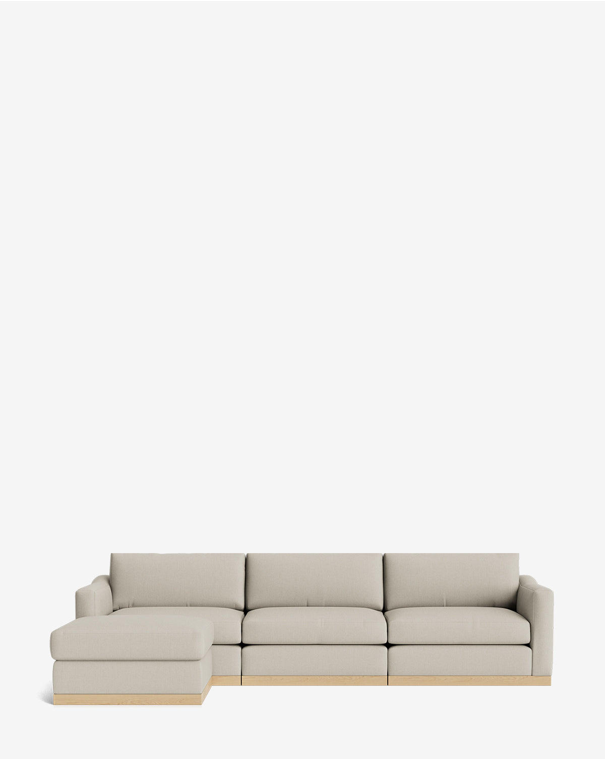 Vernon Modular Sofa with Ottoman 121"