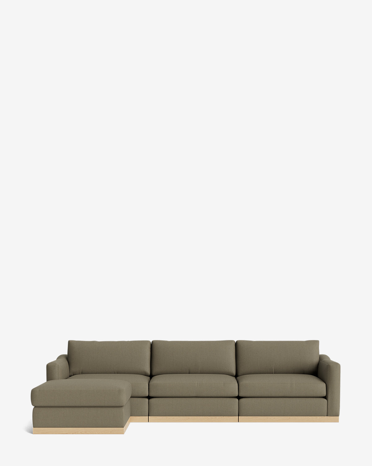 Vernon Modular Sofa with Ottoman 121"