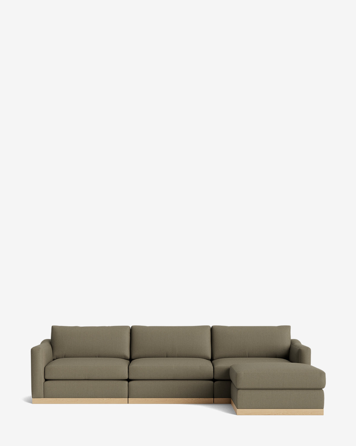 Vernon Modular Sofa with Ottoman 121"