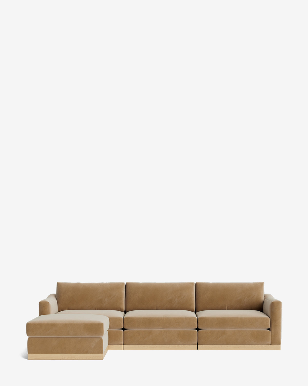 Vernon Modular Sofa with Ottoman 121"