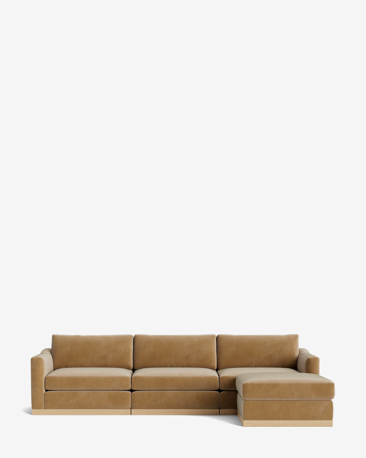 Vernon Modular Sofa with Ottoman 121"