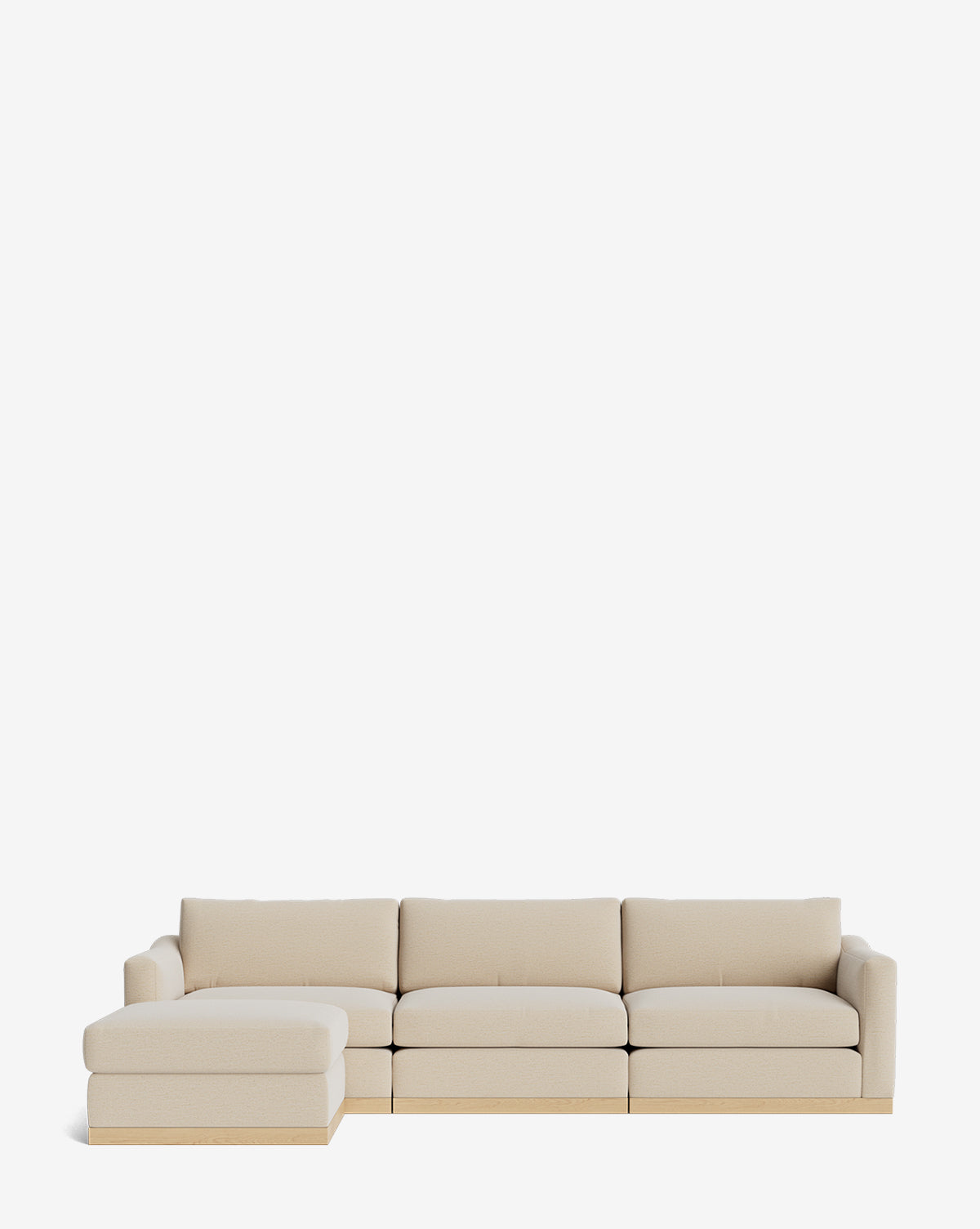 Vernon Modular Sofa with Ottoman 121"