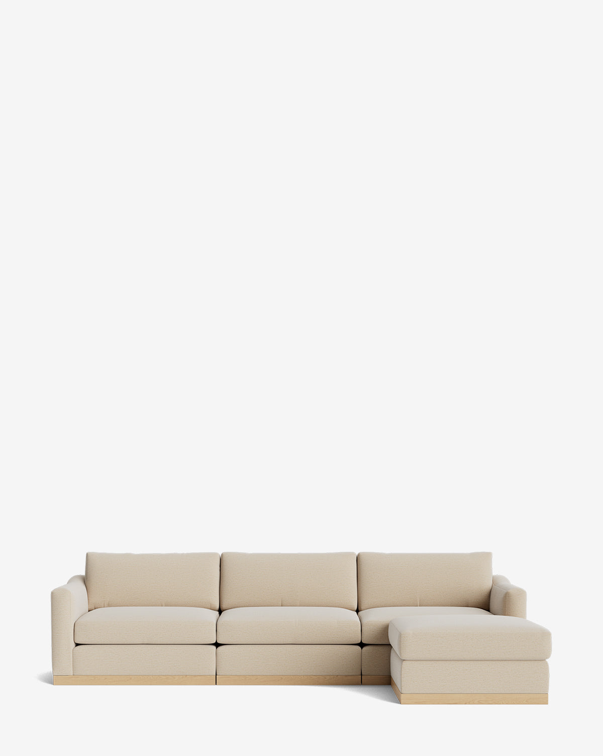 Vernon Modular Sofa with Ottoman 121"