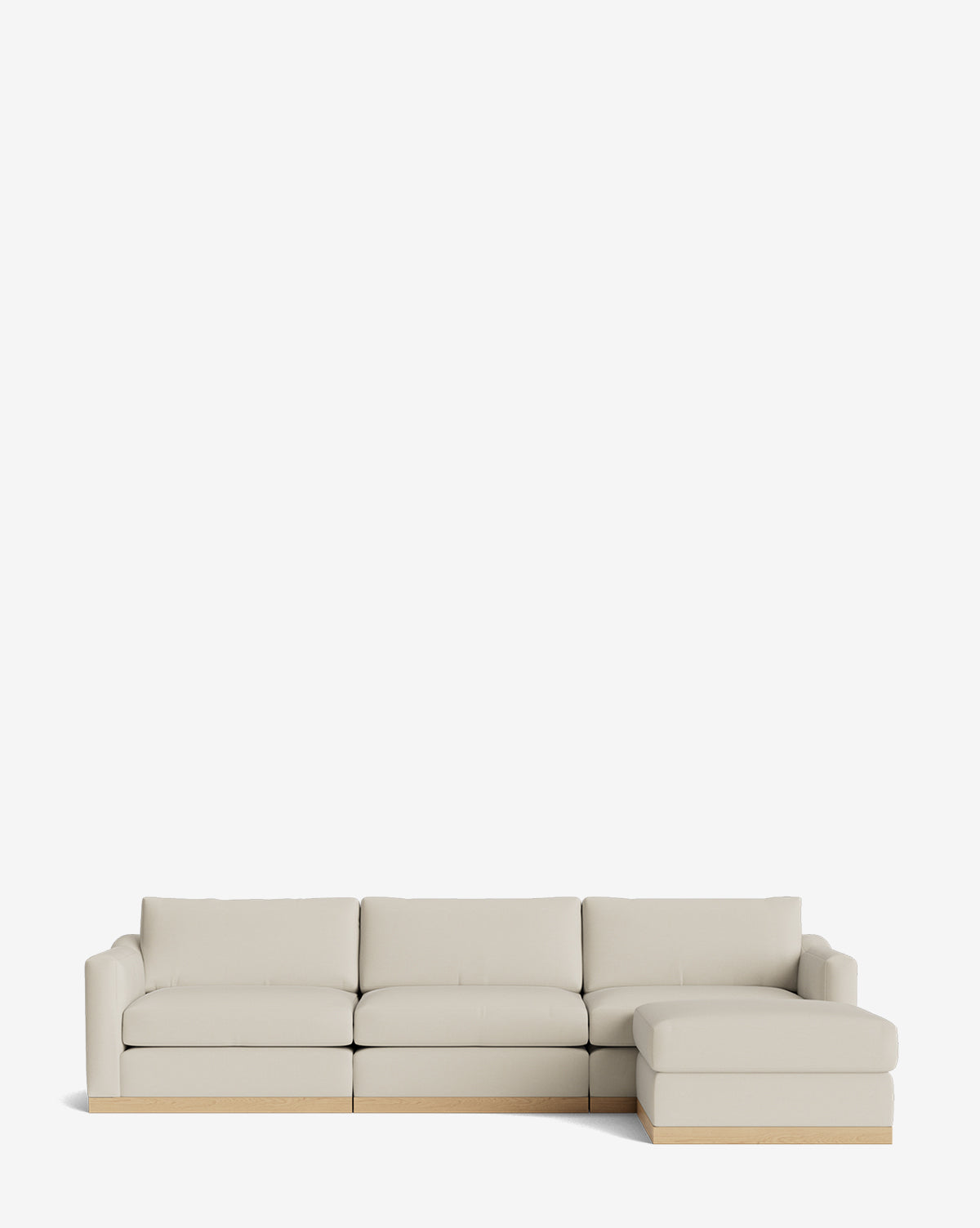 Vernon Modular Sofa with Ottoman 121"