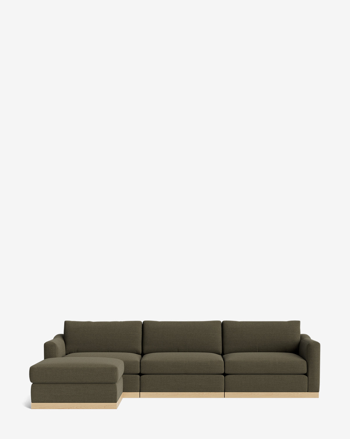 Vernon Modular Sofa with Ottoman 121"