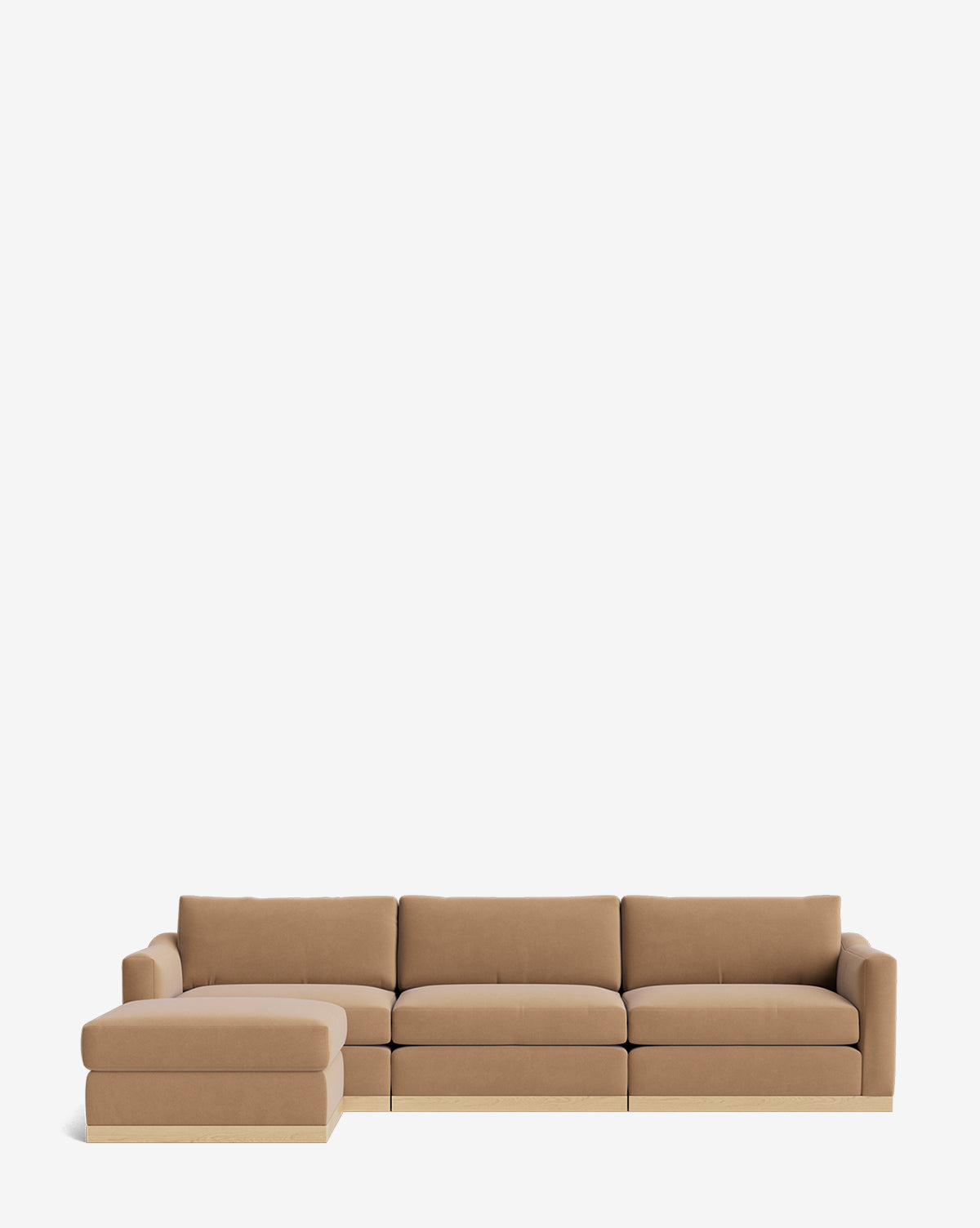 Vernon Modular Sofa with Ottoman 121"