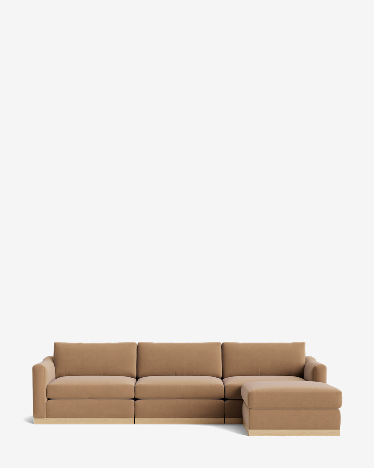 Vernon Modular Sofa with Ottoman 121"