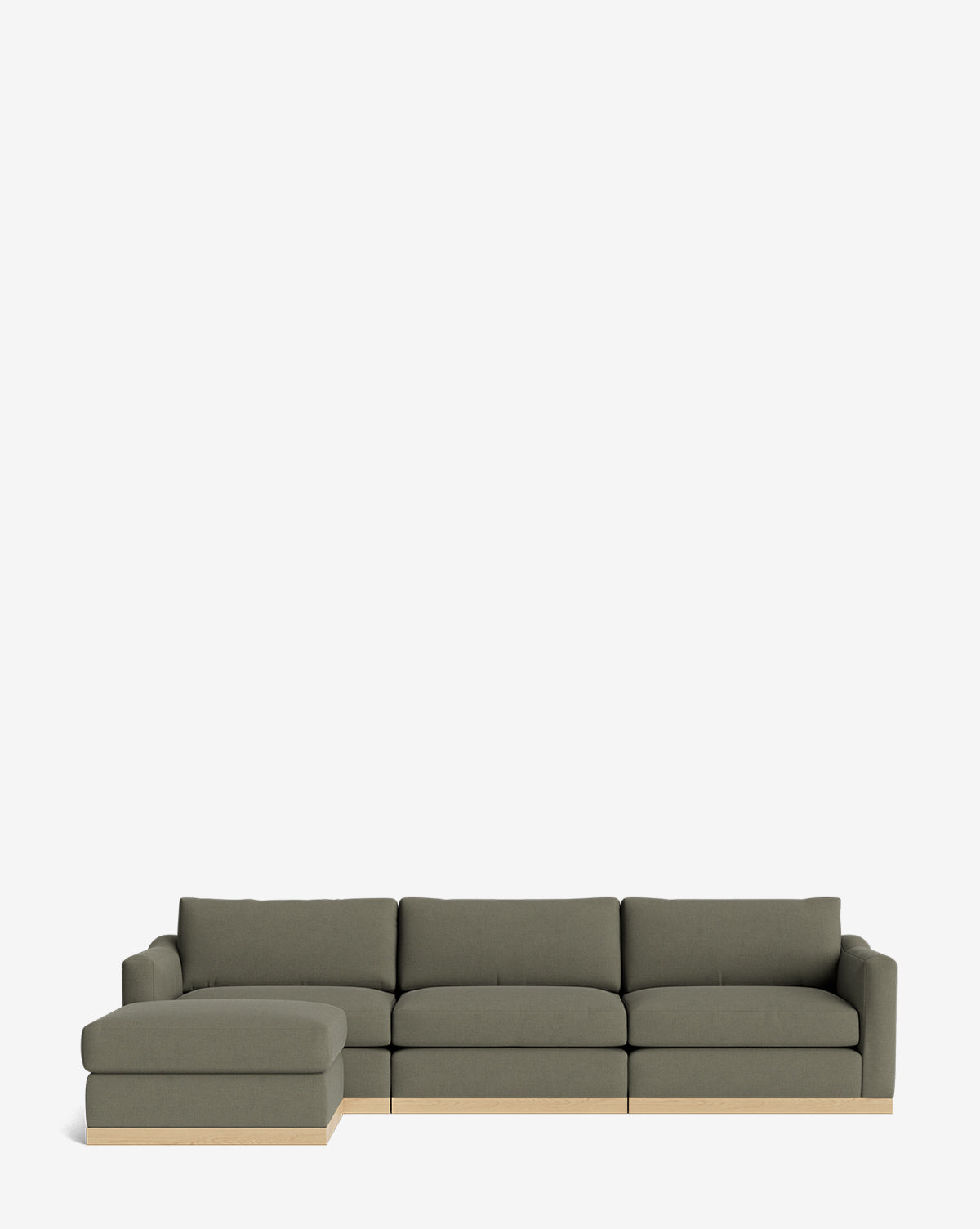 Vernon Modular Sofa with Ottoman 121"