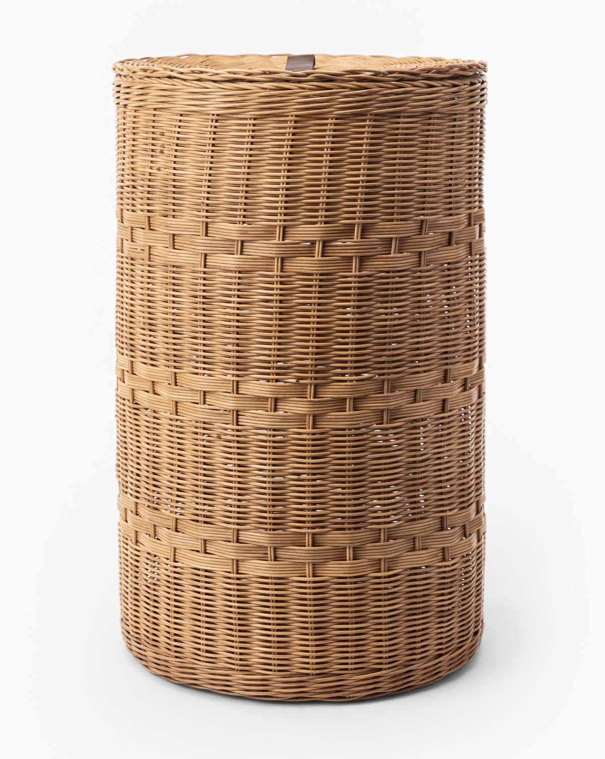 McGee & Co. wicker laundry hamper for the laundry room