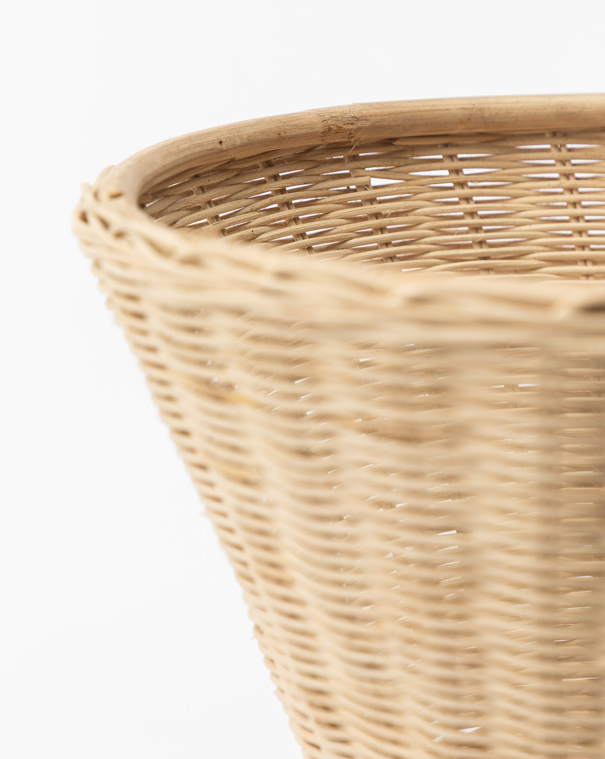 Wicker Footed Urn