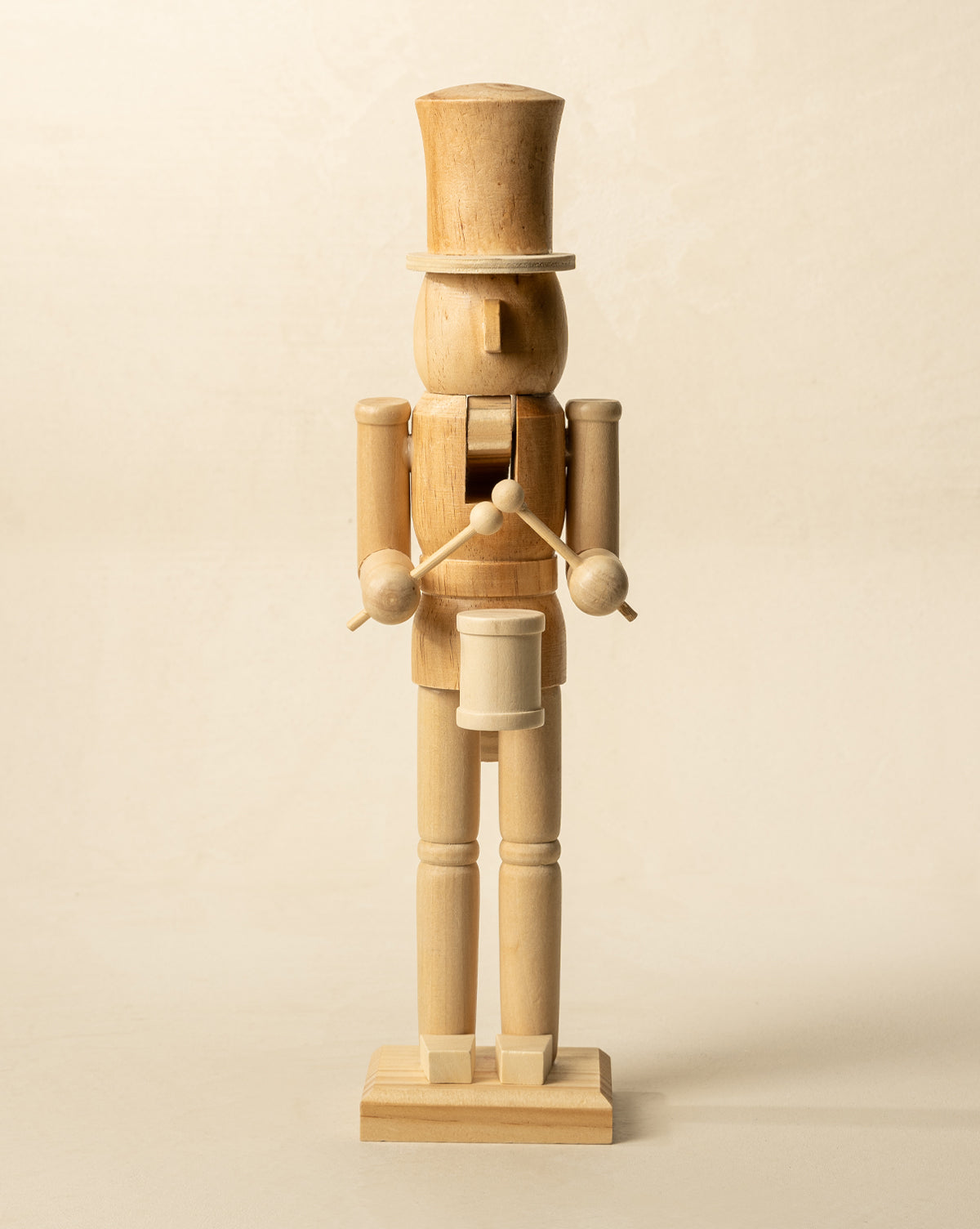 Wooden Nutcracker with Drum