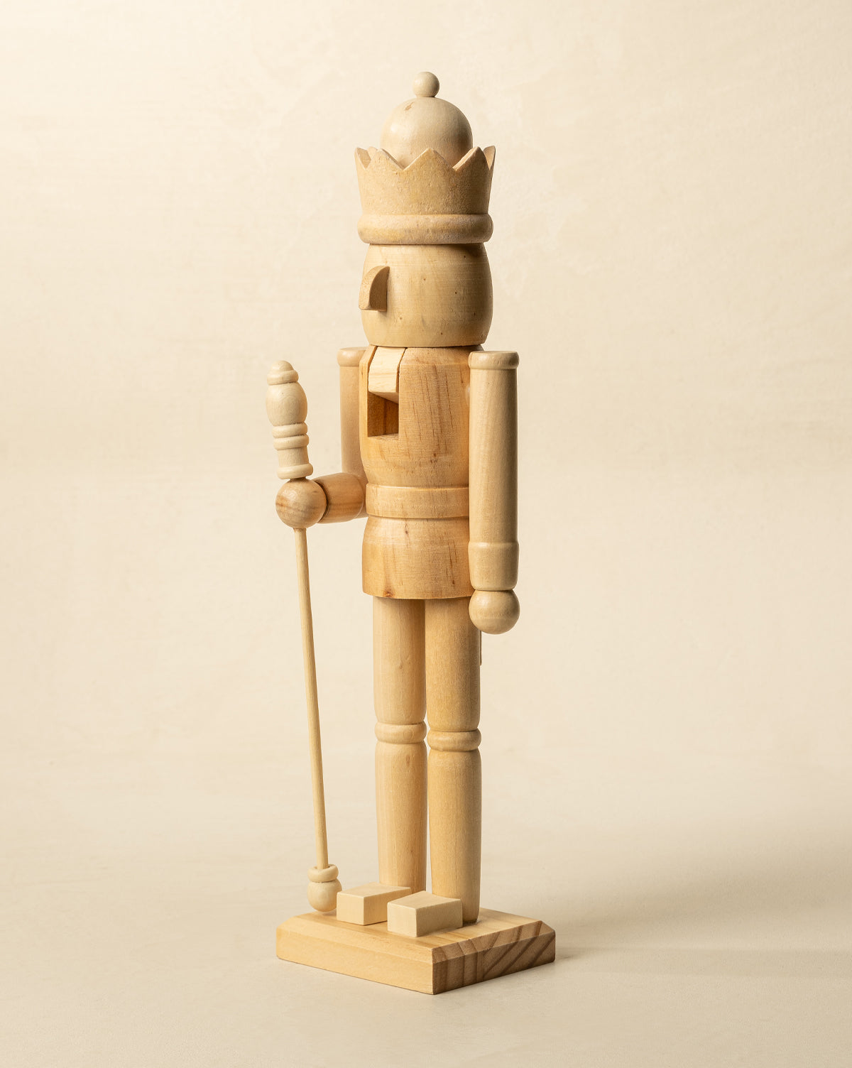 Wooden Nutcracker with Scepter