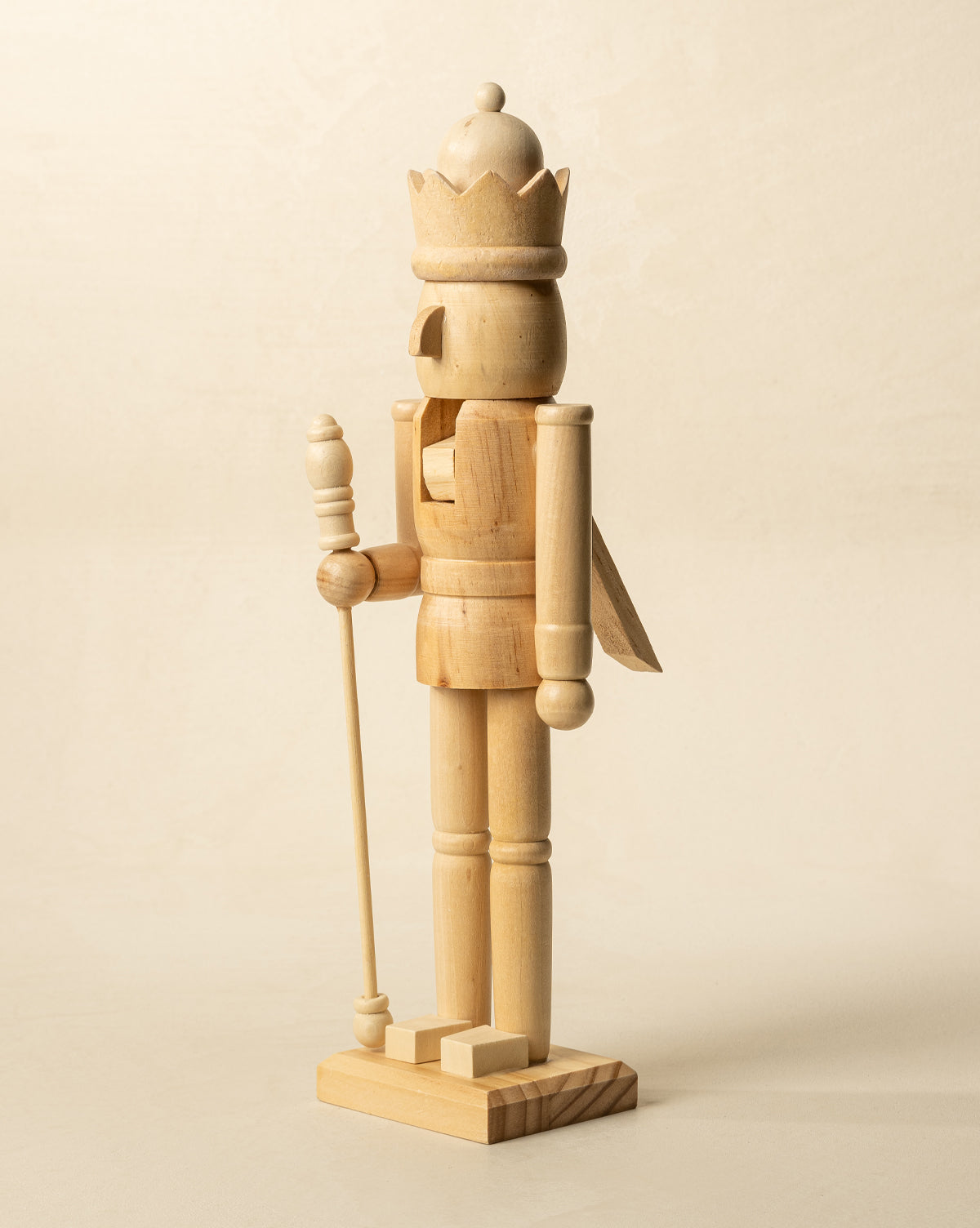 Wooden Nutcracker with Scepter