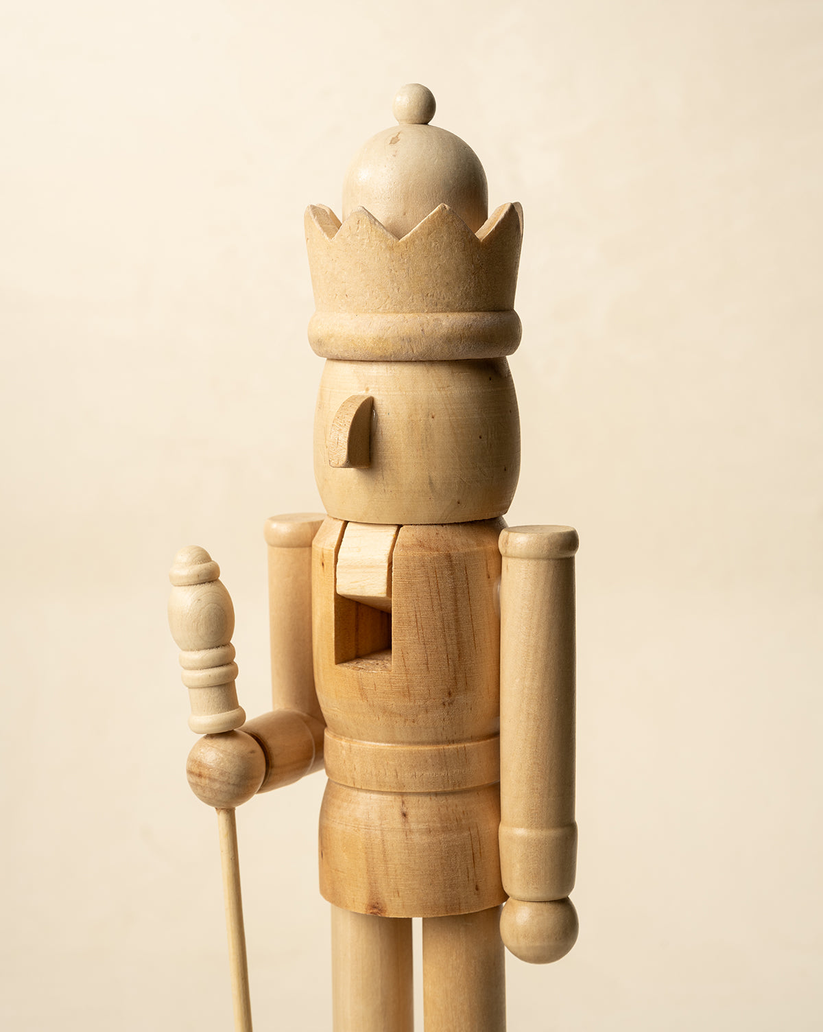 Wooden Nutcracker with Scepter