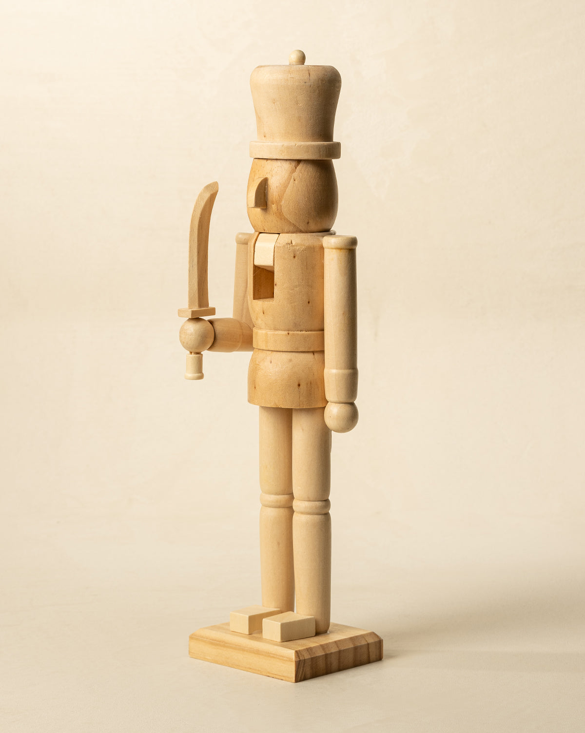 Wooden Nutcracker with Sword