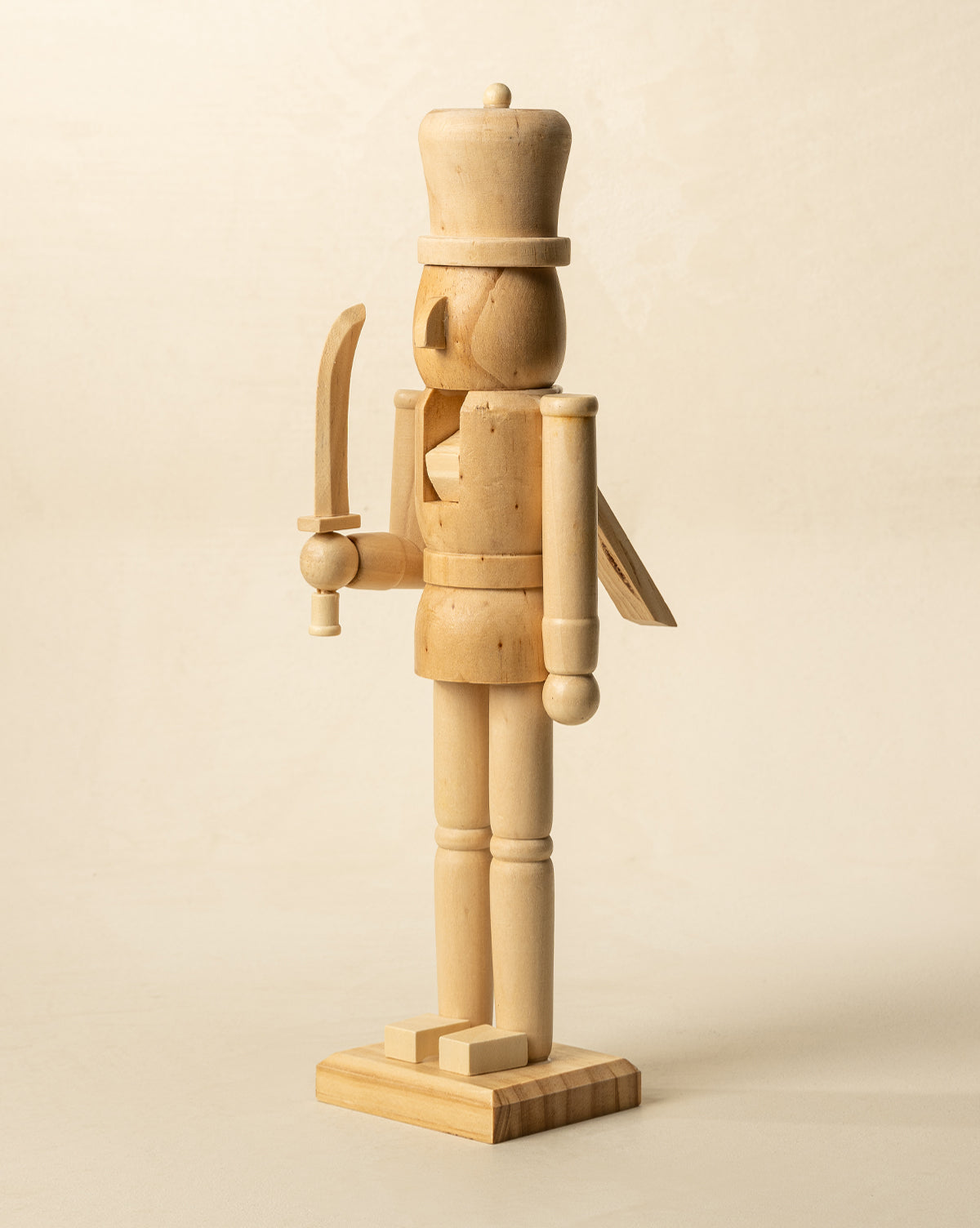 Wooden Nutcracker with Sword