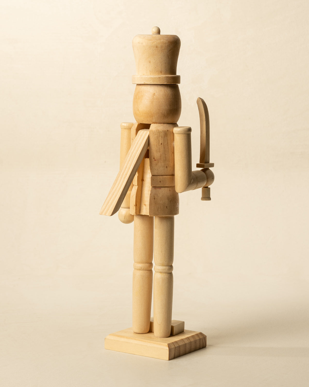 Wooden Nutcracker with Sword