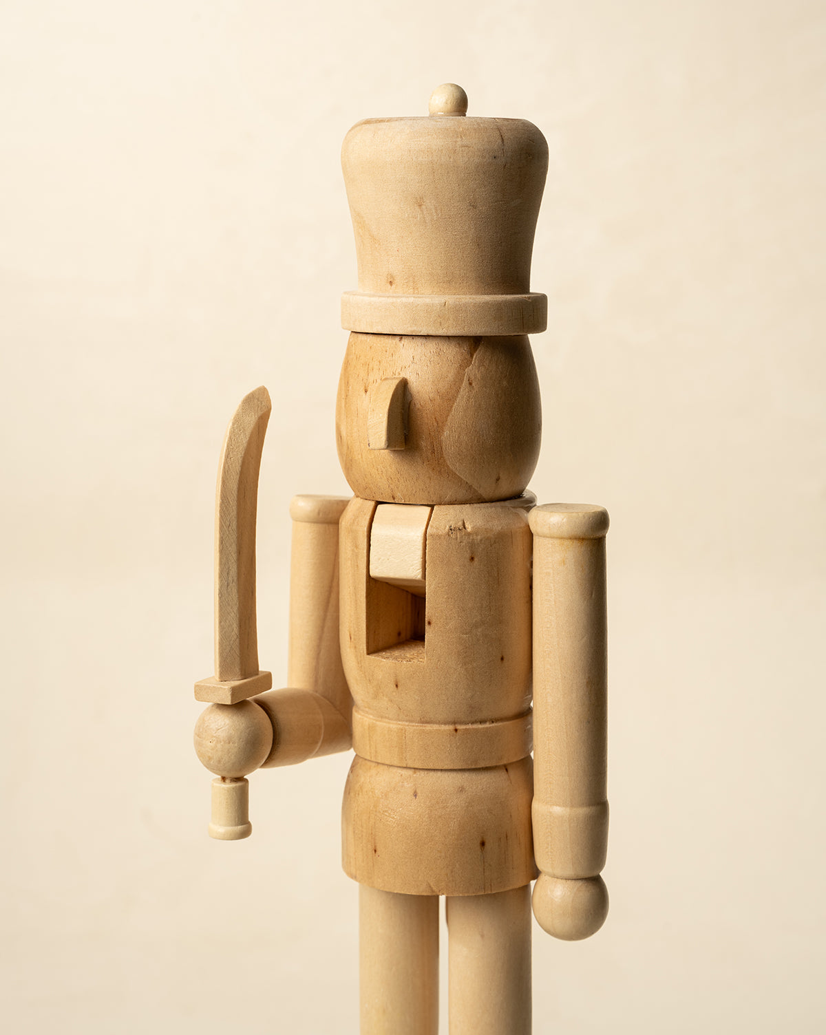 Wooden Nutcracker with Sword