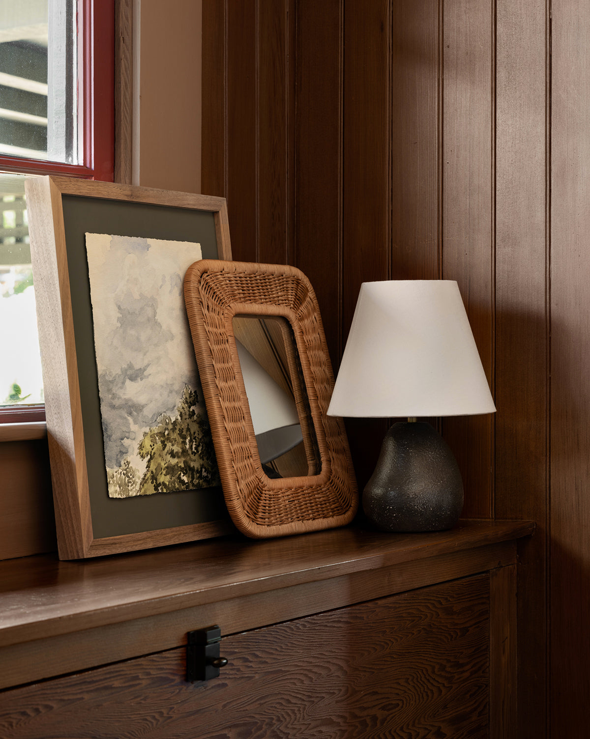 Jera Shelf Mirror