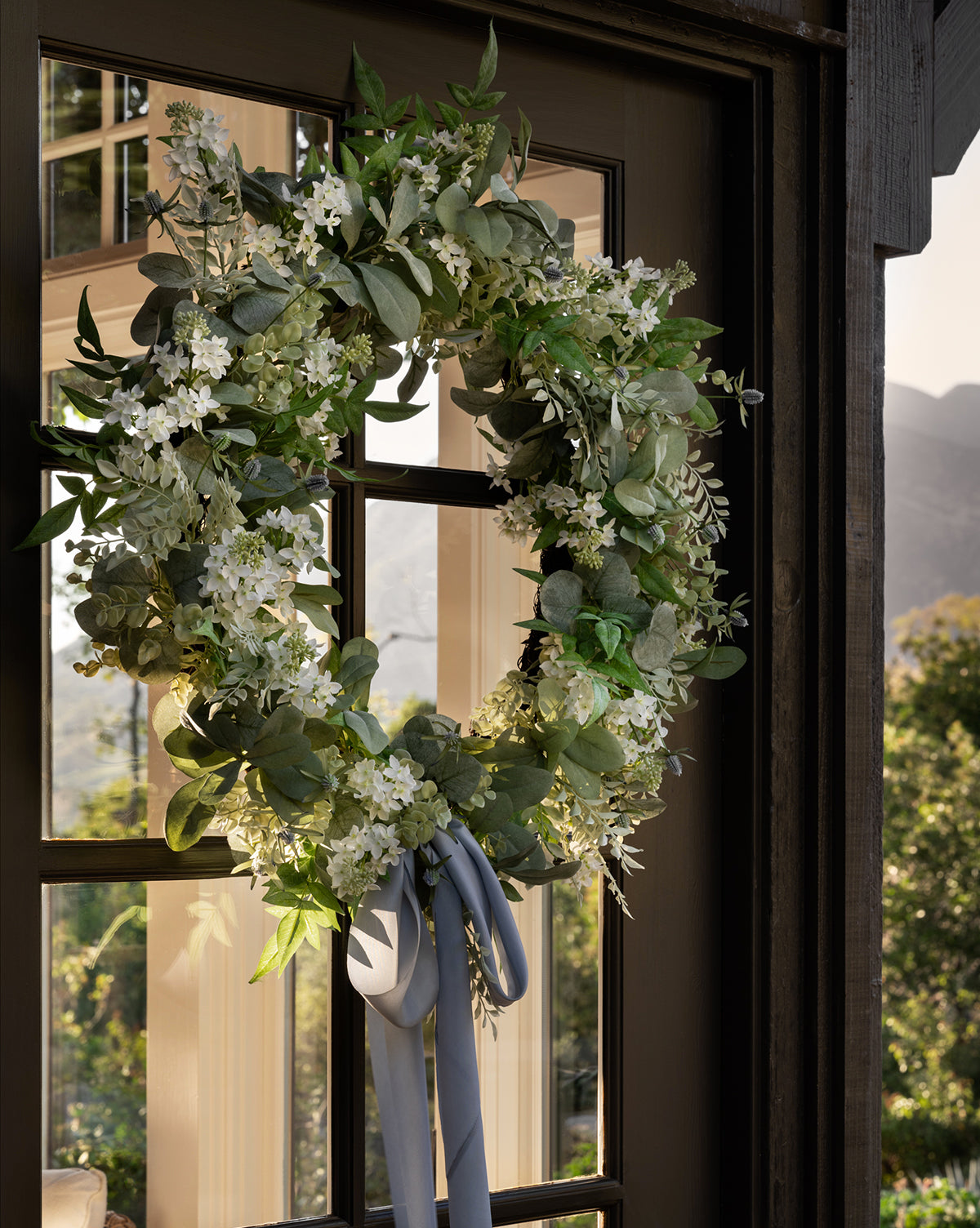 Orange Jasmine & Eucalyptus Wreath