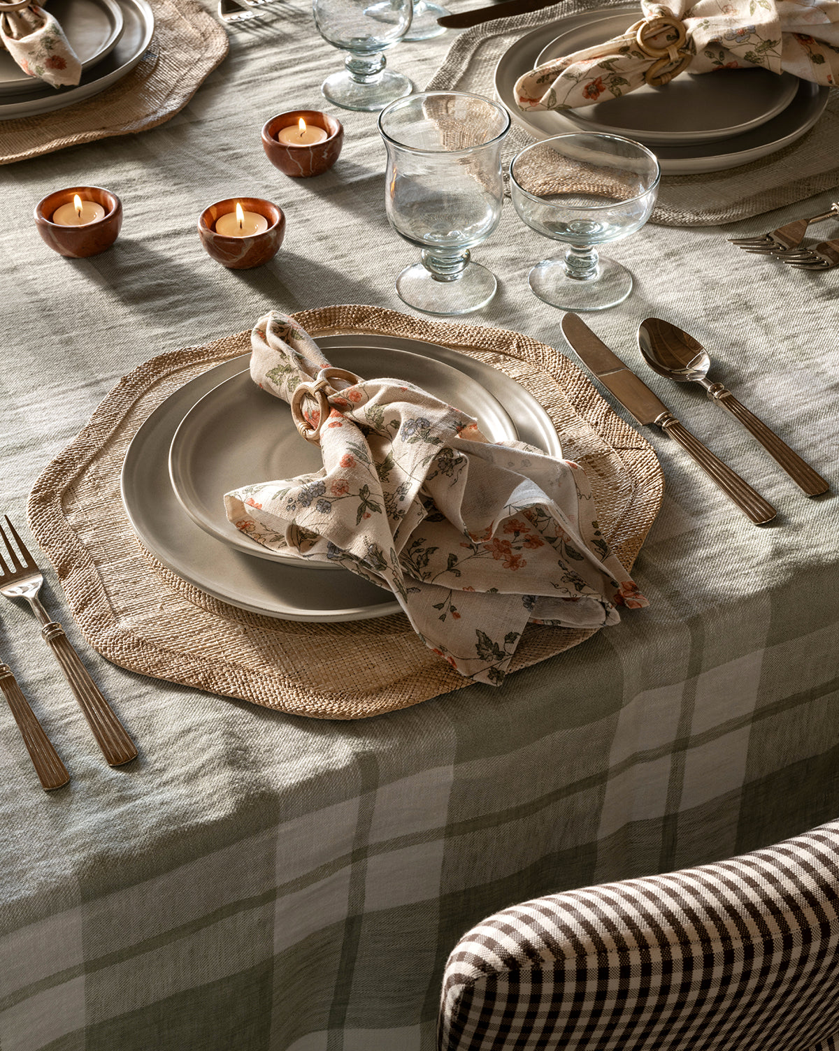 Felix Plaid Tablecloth