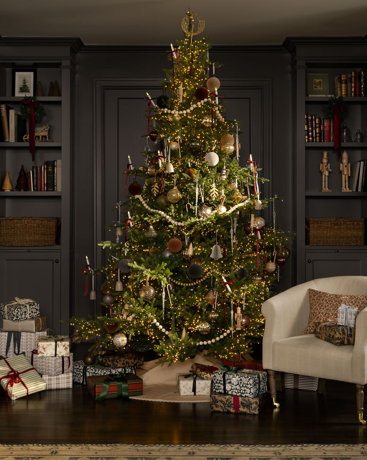 9' Grandis Fir Pre-Lit Faux Tree