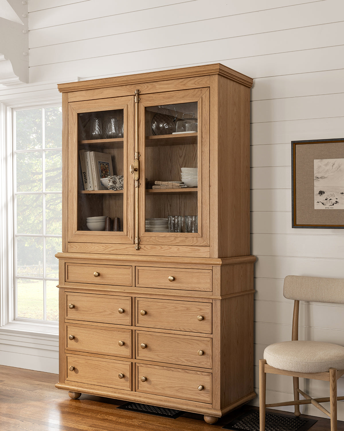 Heath Oak Cabinet