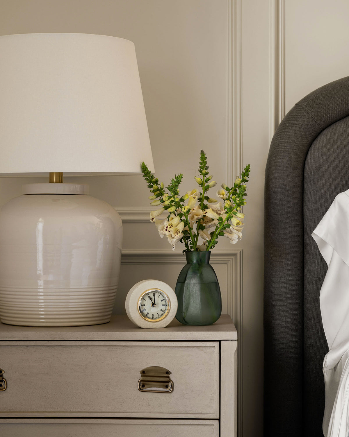 Shagreen Table Clock