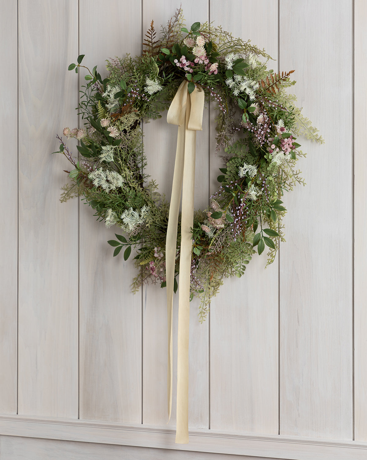 Faux Herbiflora Wreath