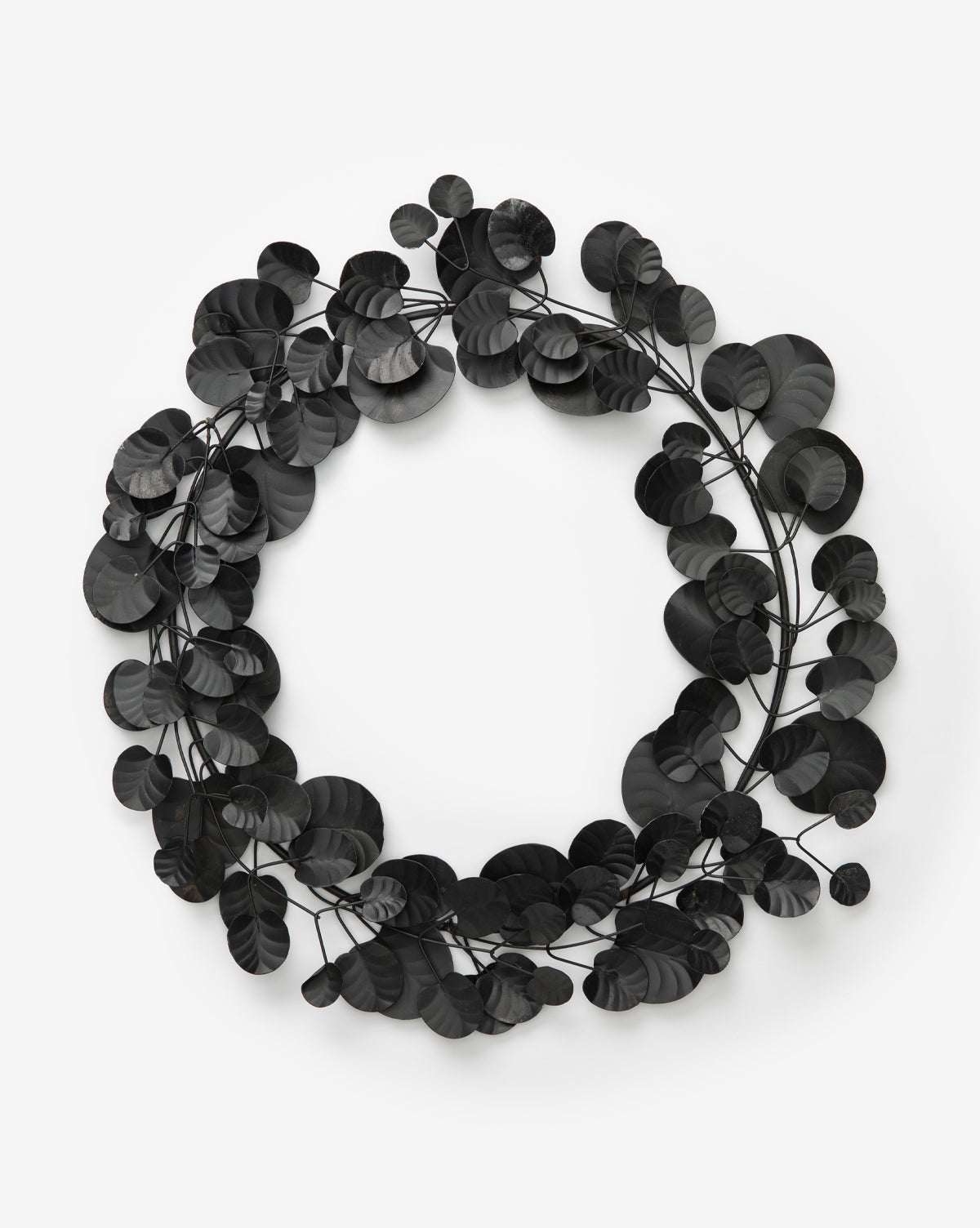 Faux Black Eucalyptus Wreath