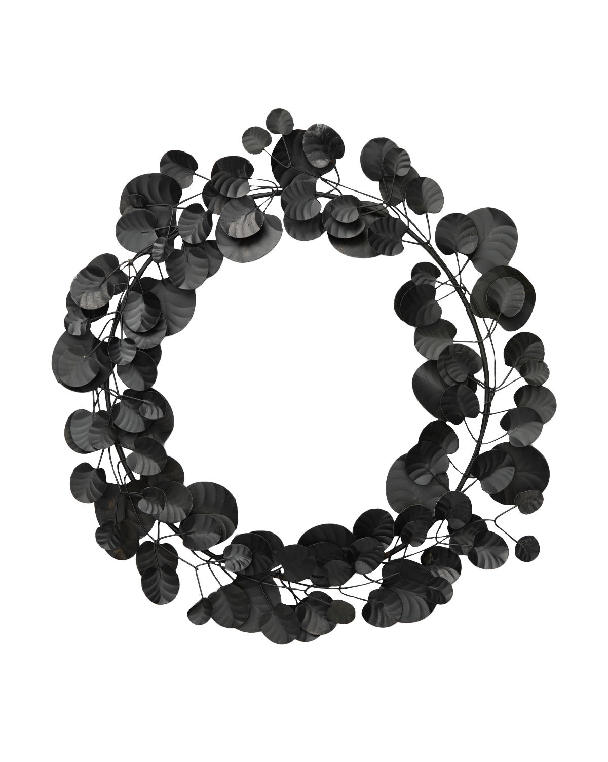 Faux Black Eucalyptus Wreath