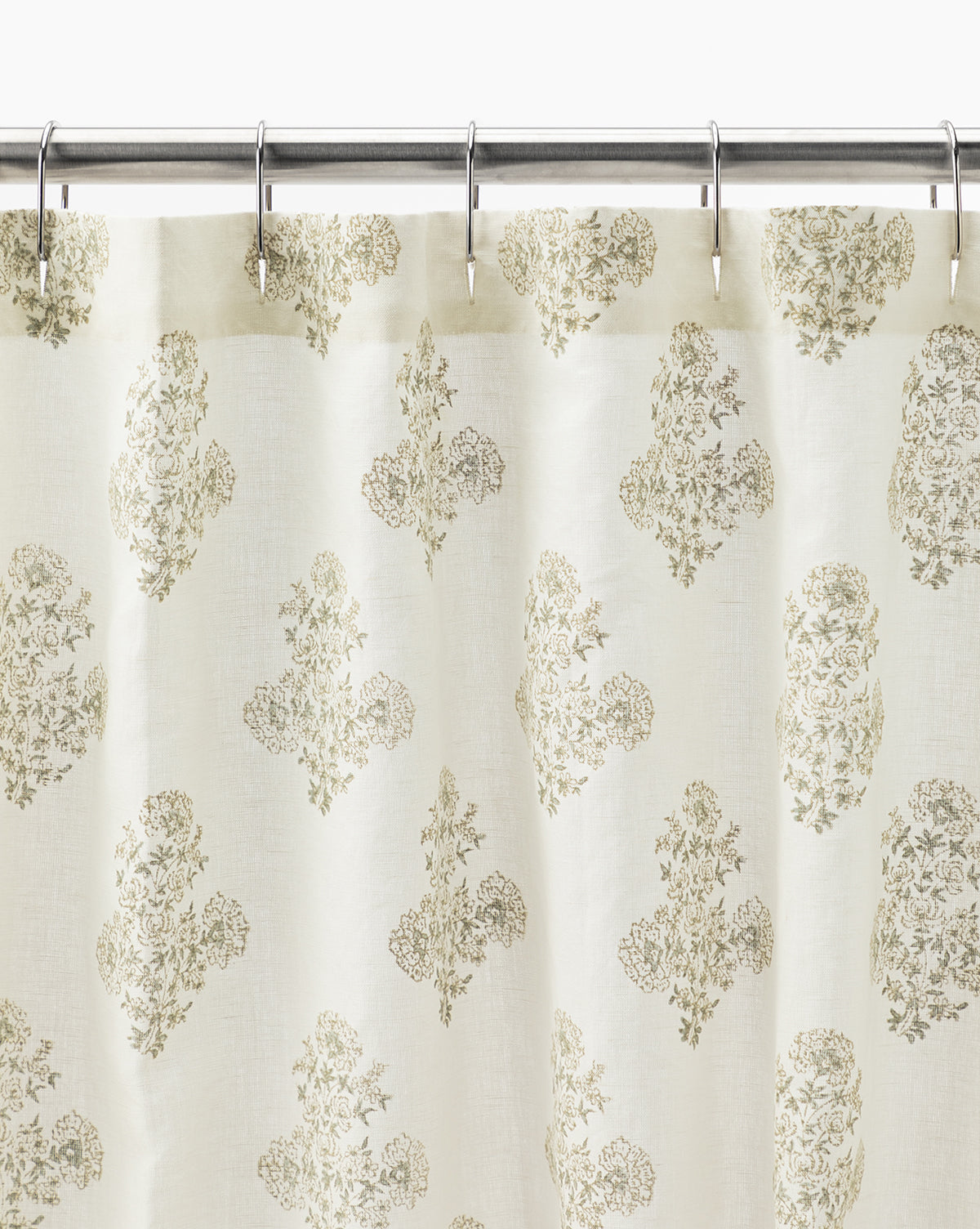 Block Print Shower Curtain