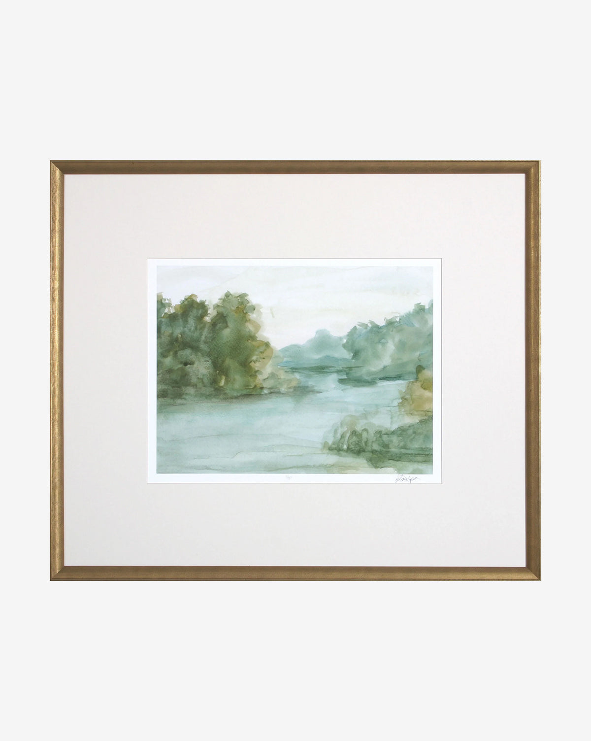 Blue Watercolor River – McGee & Co.