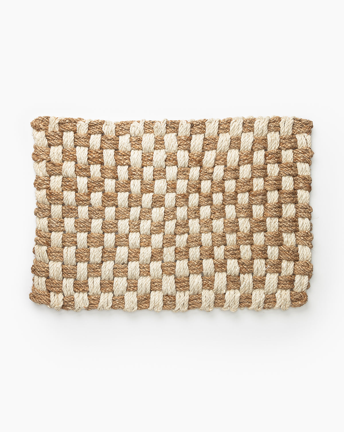 Checker Jute Doormat