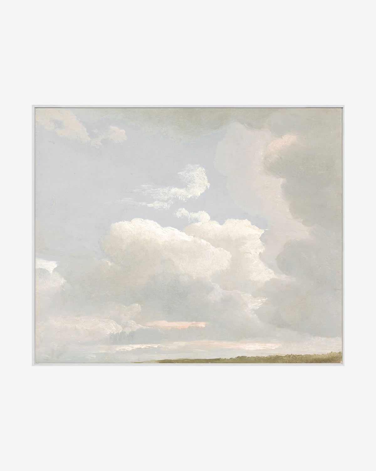 *NEW* 36” x 30” Clouds Framed Wall Canvas - Threshold on sale Designed With Studio McGee